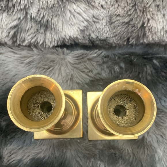 NIB Vintage Brass Candlestick 5” Candle Holders - Picture 7 of 16